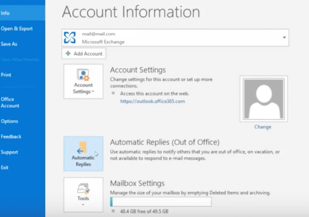 Out Of Office Email In Office 365 Intivix It Support Services